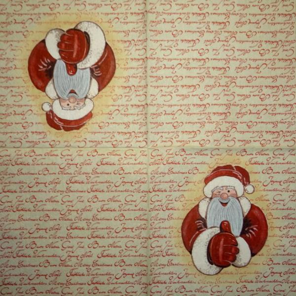 NW-193 Santa - 3-ply - Merry Christmas